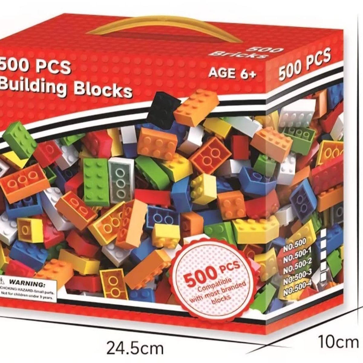 GENERICO - Armatodo 500 Fichas Bloques Juguete Didáctico