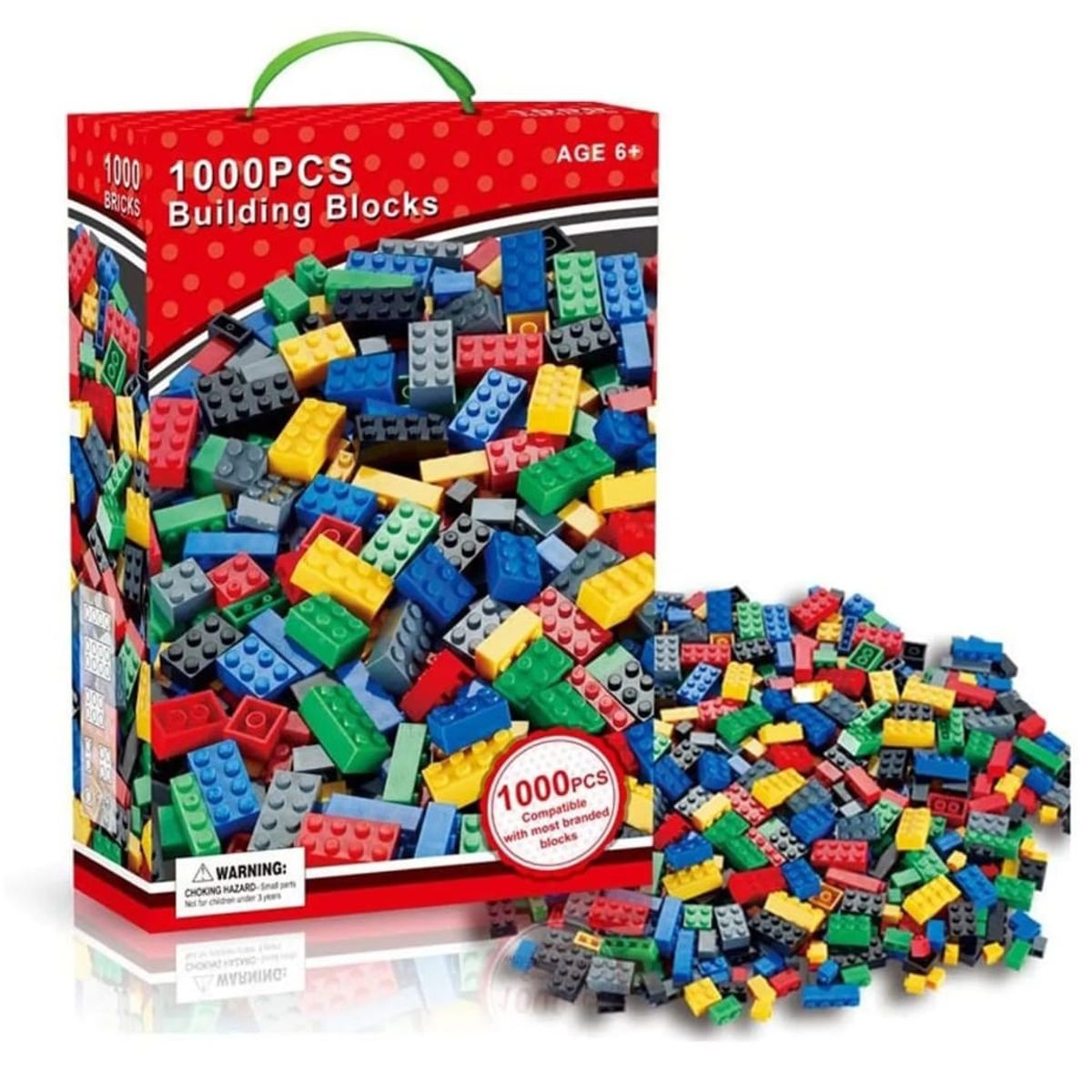 GENERICO - Armatodo 1000 Fichas Bloques Juguete Didáctico