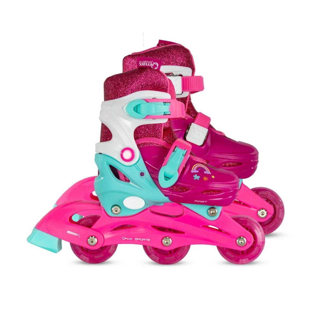 QMAX - Patines Infantiles Convertibles 2En1 First Qmax Talla S Pink