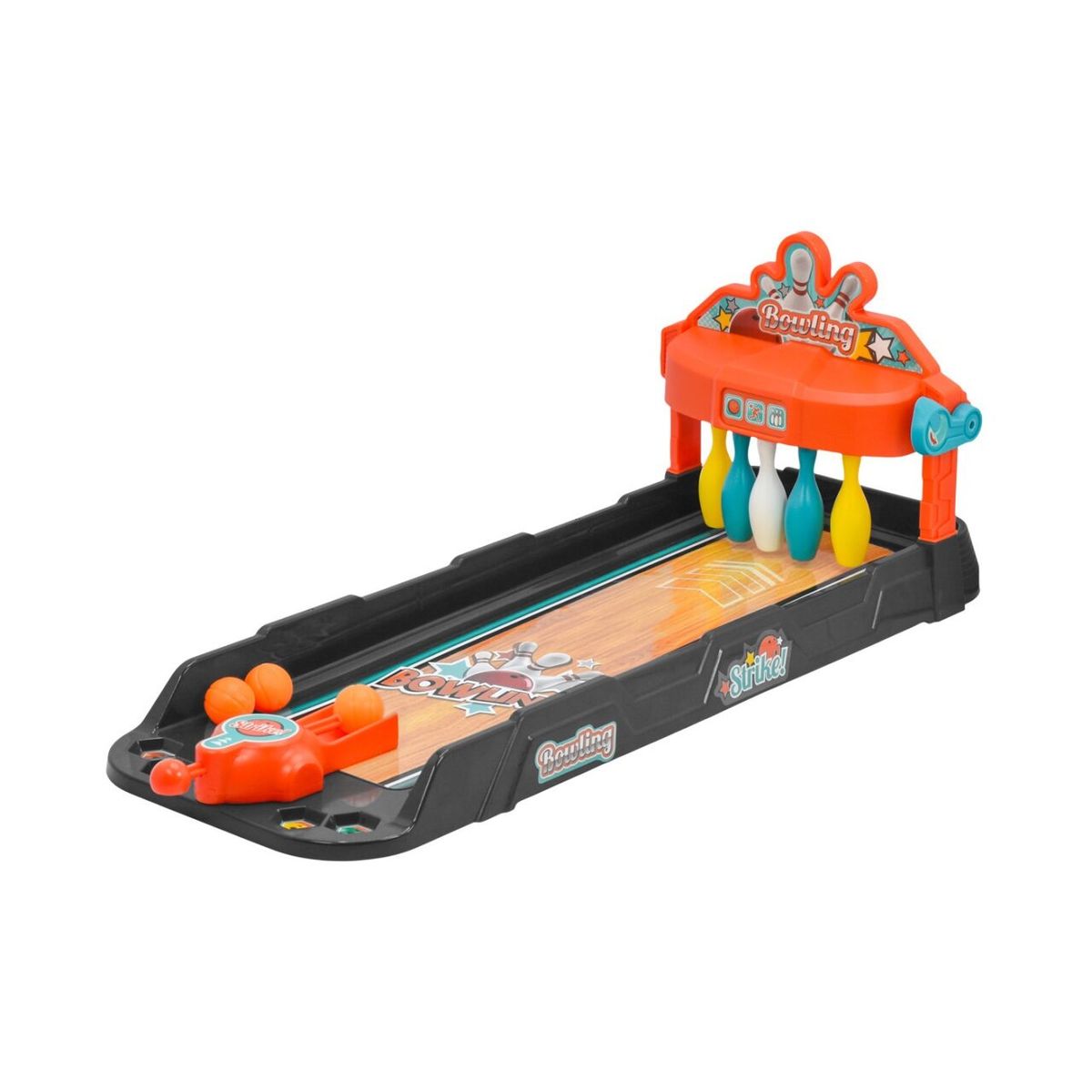 MONKEY BRANDS - Mesa de Pista de Bolos con Lanzador King Games