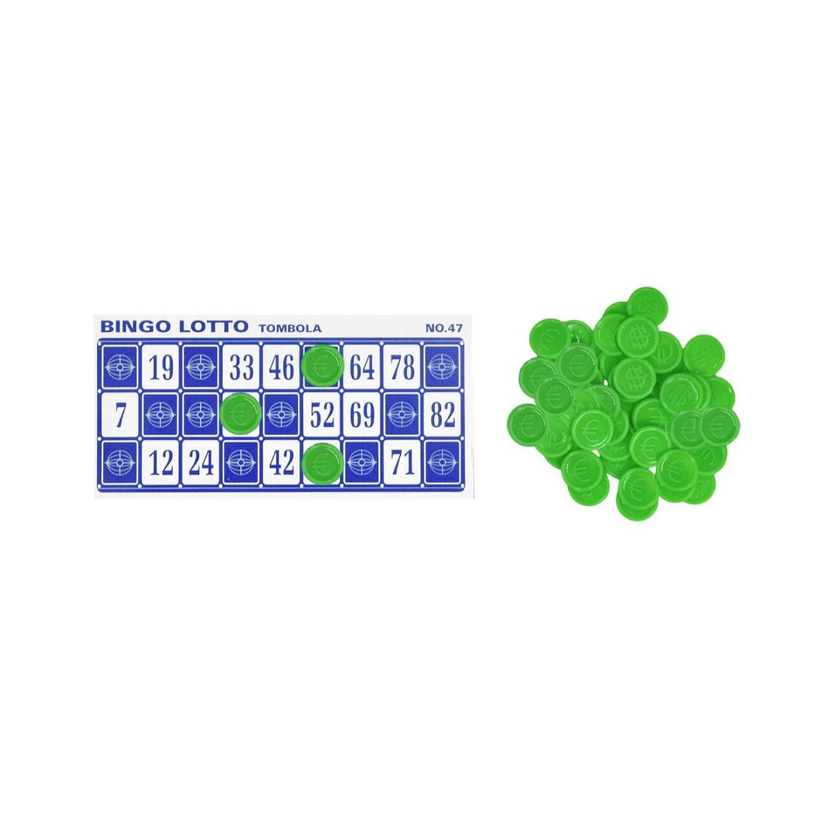 MONKEY BRANDS - Bingo Familiar Tómbola 90 Bolas King Games