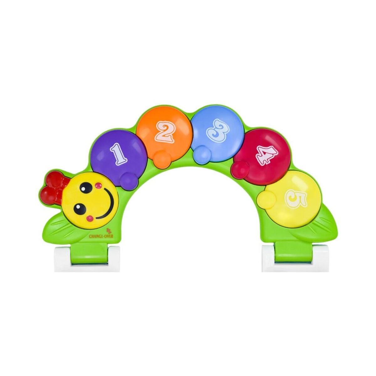 MONKEY BRANDS - Tambor Infantil Oruga Musical con Luces Baby Mine