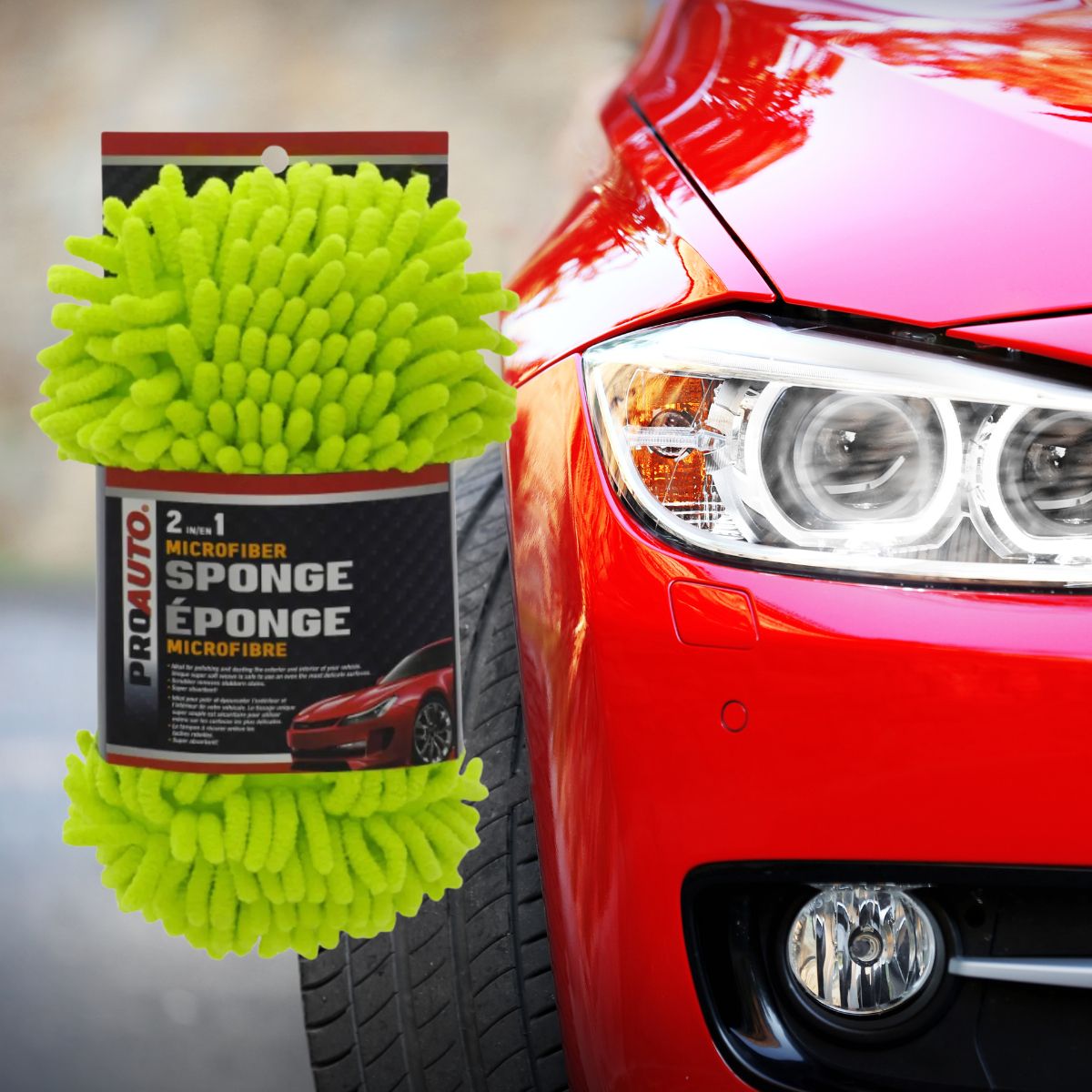 GENERICO - Esponja Microfibra Automóvil Espuma Carro Lava Antirayon