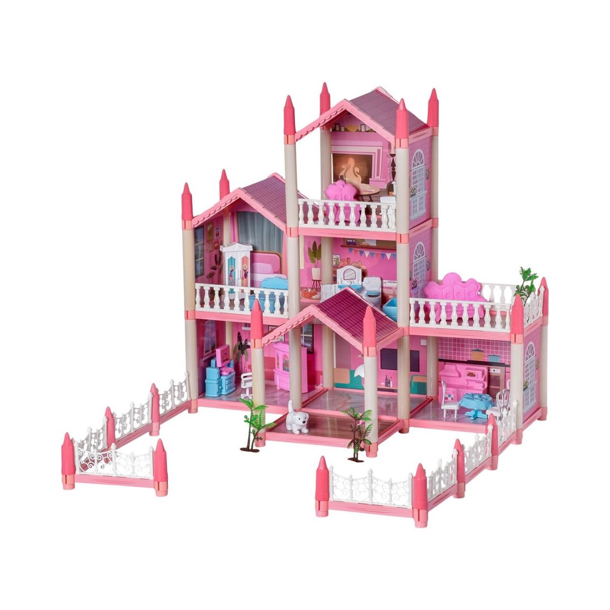 MONKEY BRANDS - Casa de Muñecas 4 Habitaciones Dream Girl