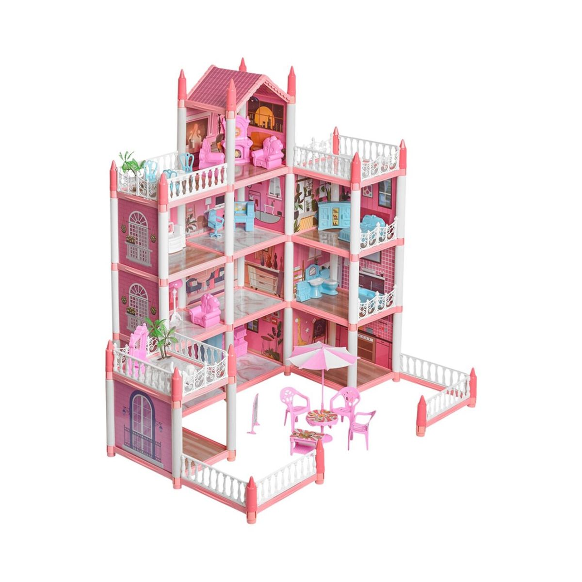 MONKEY BRANDS - Casa de Muñecas 12 Habitaciones Dream Girl