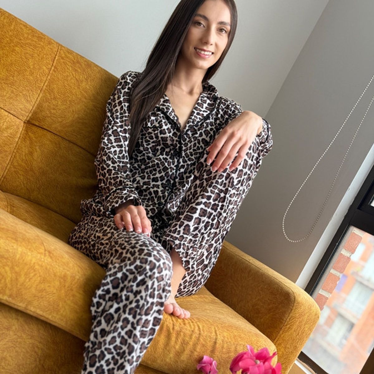 BY MORNING - Pijama Elegant Chik animal print 1716