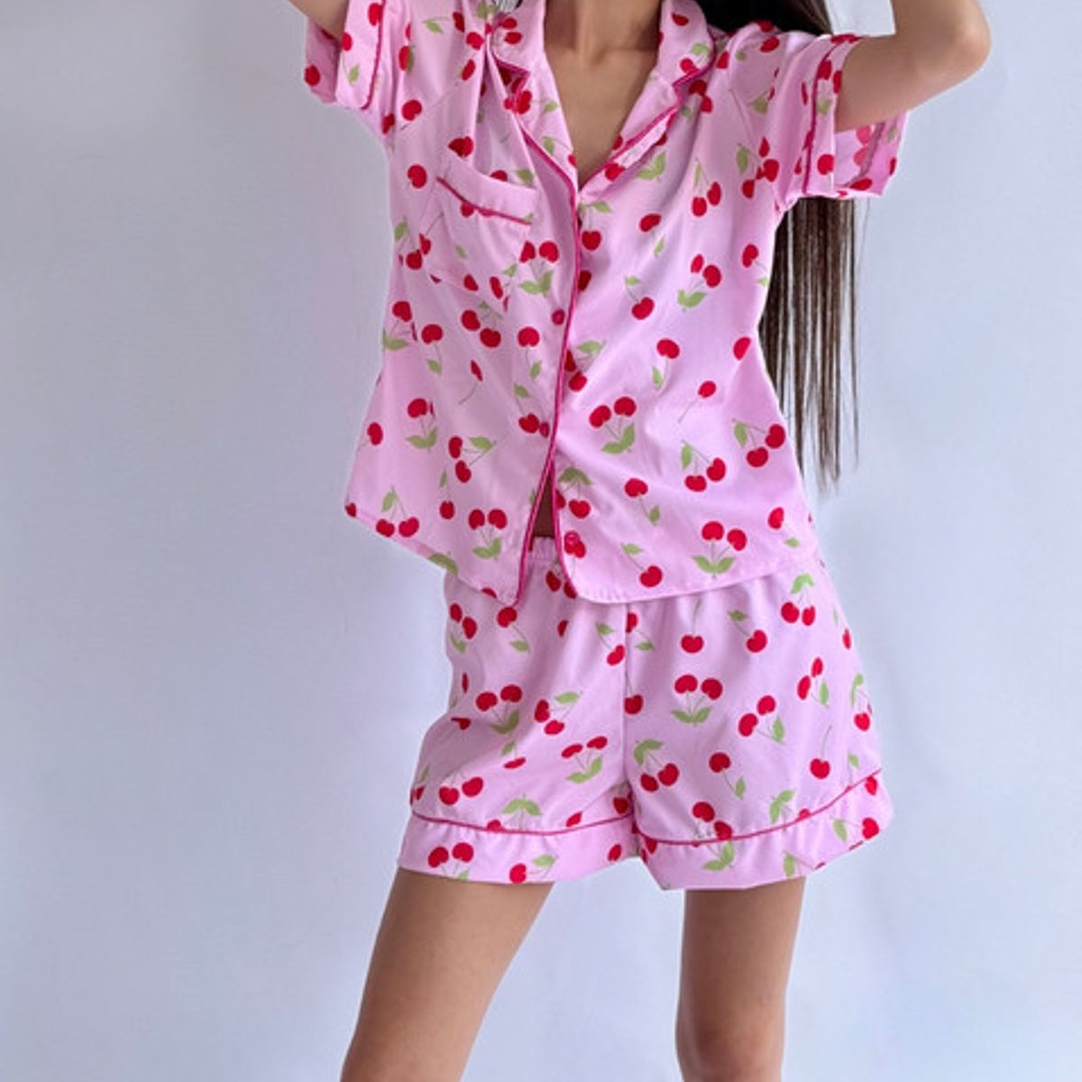 BY MORNING - Pijama short Chik Cherry 1713