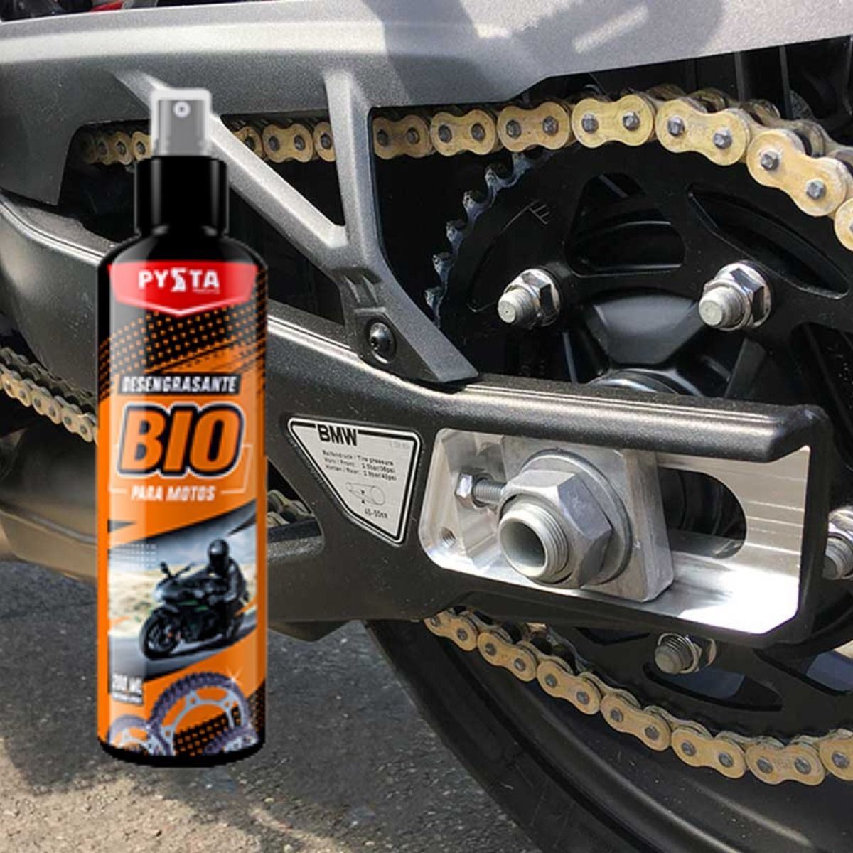 GENERICO - Kit Limpieza Mantenimiento Moto Super Promoción + Espuma