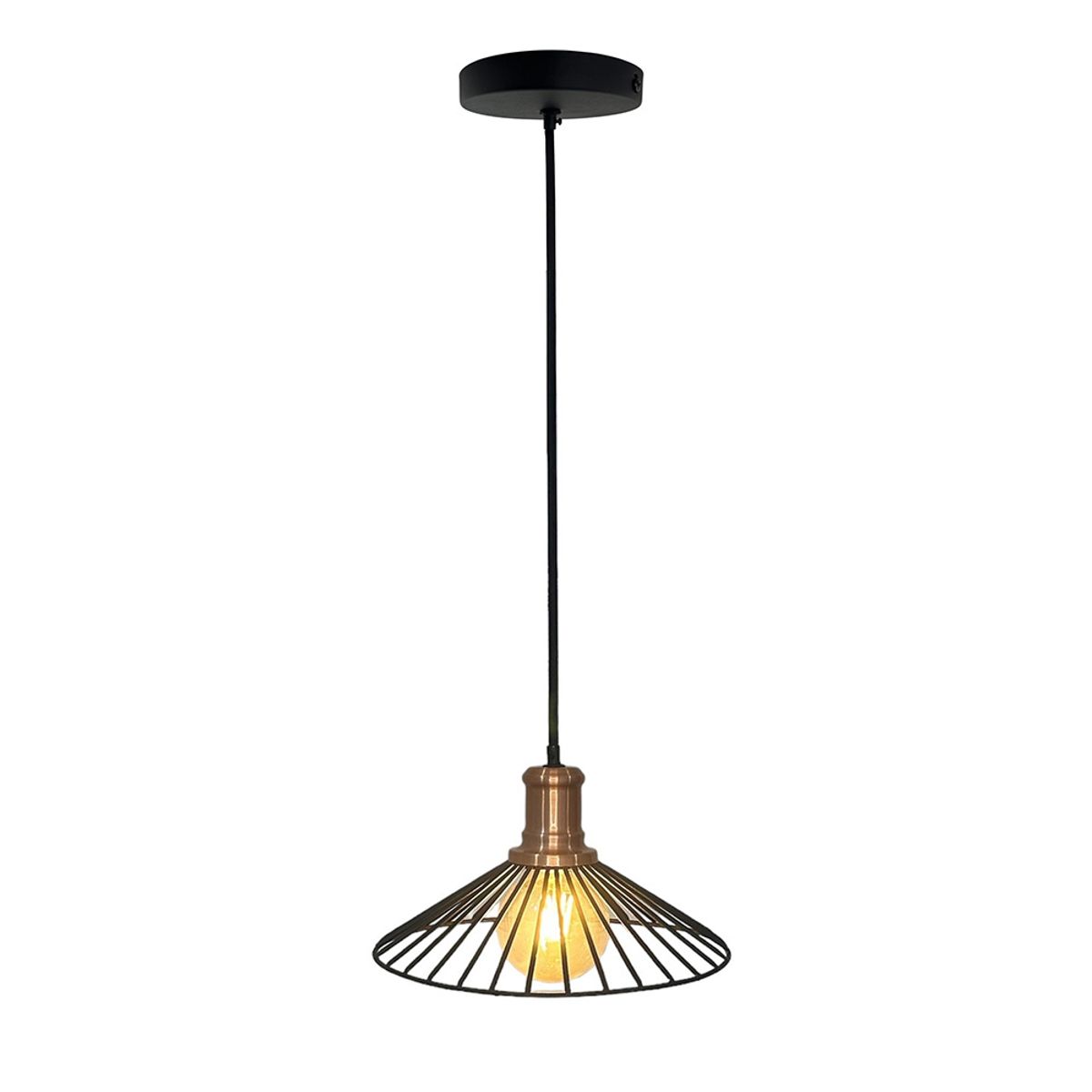 GENERICO - Lámpara Decorativa de Techo Rejilla Estilo Industrial
