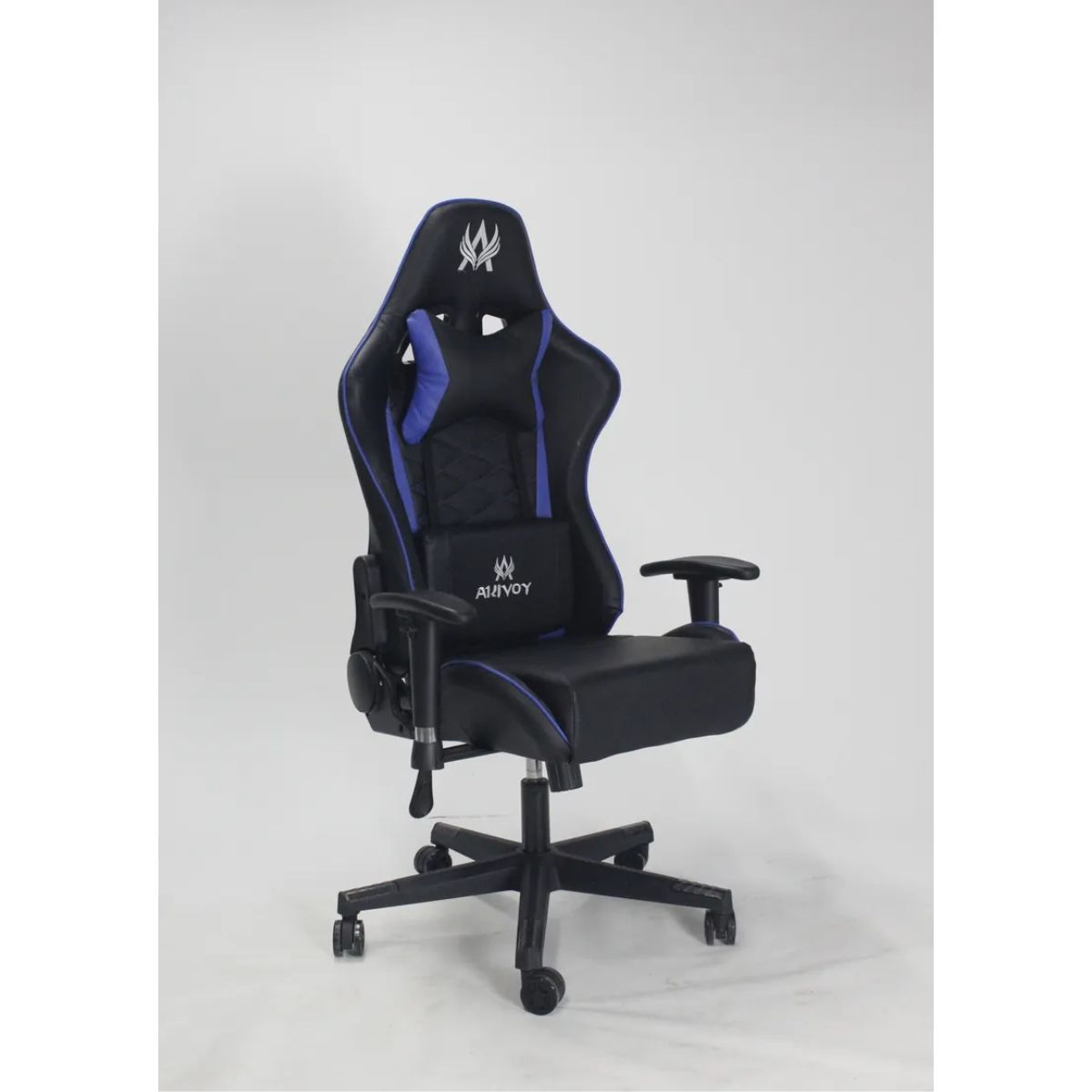 GENERICO - Silla De Oficina Gamer Gaming Reclinable Giratoria Negro Azul