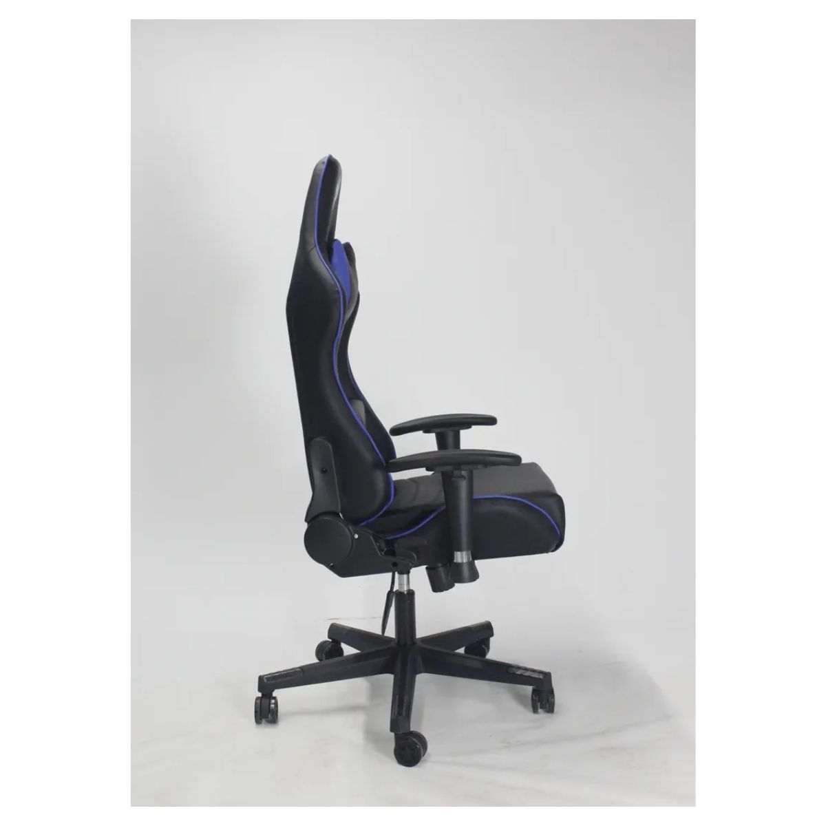 GENERICO - Silla De Oficina Gamer Gaming Reclinable Giratoria Negro Azul