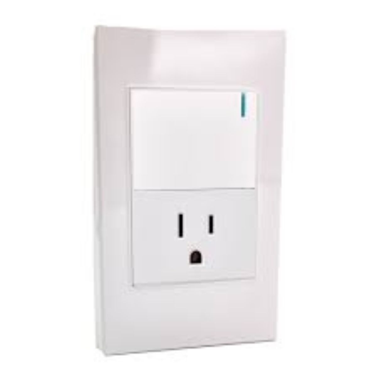 MERCURY - Interruptor + Tomacorriente Blanco Premium White Mercury