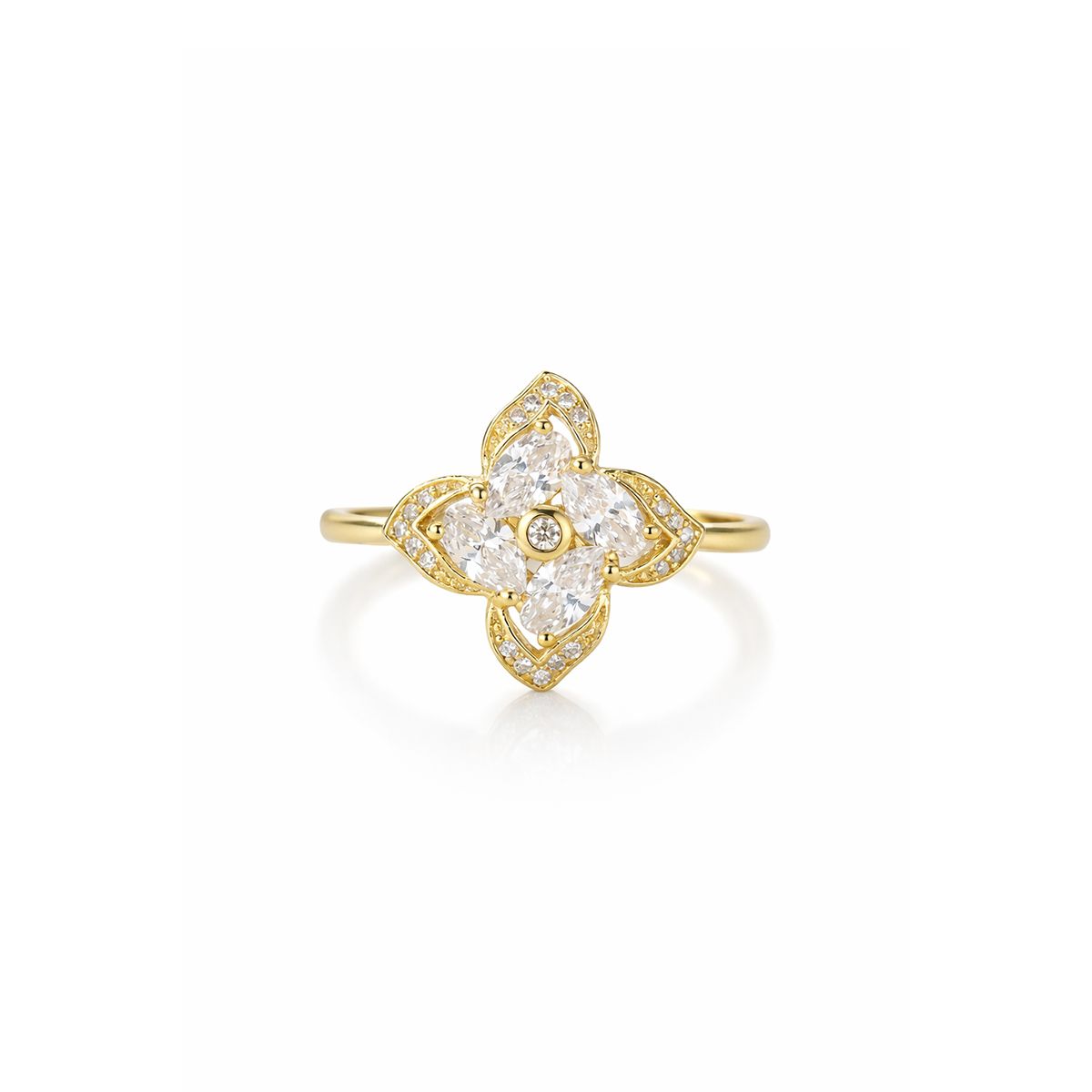 ZYRAL - Anillo Dorado Para Dama Marca Zyral Ref ZANC01-65