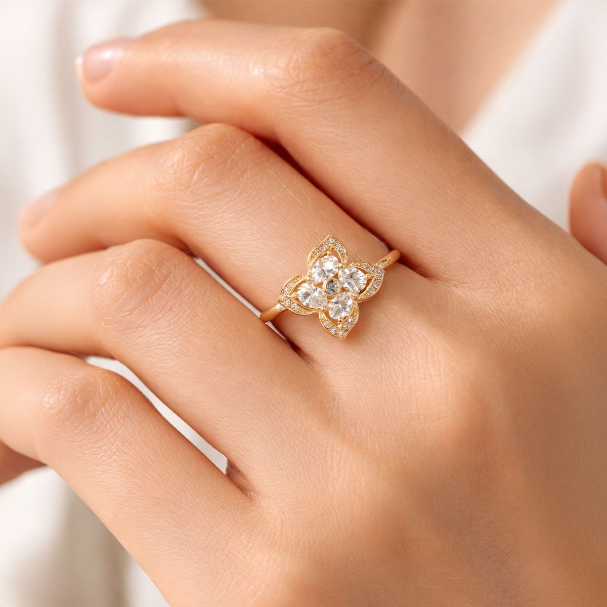 ZYRAL - Anillo Dorado Para Dama Marca Zyral Ref ZANC01-65