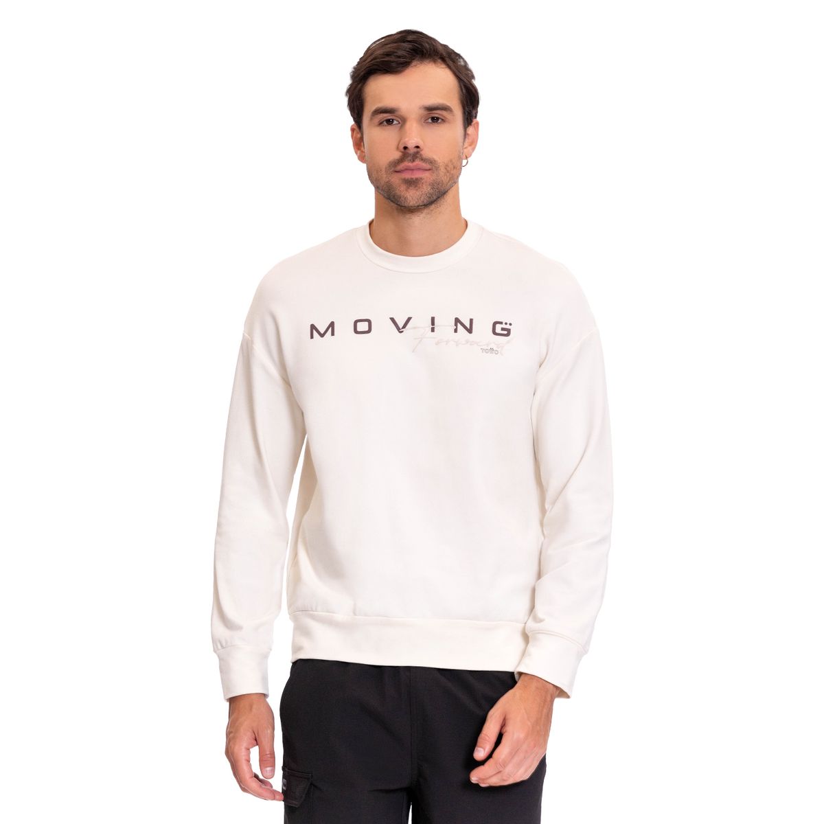 TOTTO - Buzo Sudadera Shabaout Blanco Para Hombre Totto