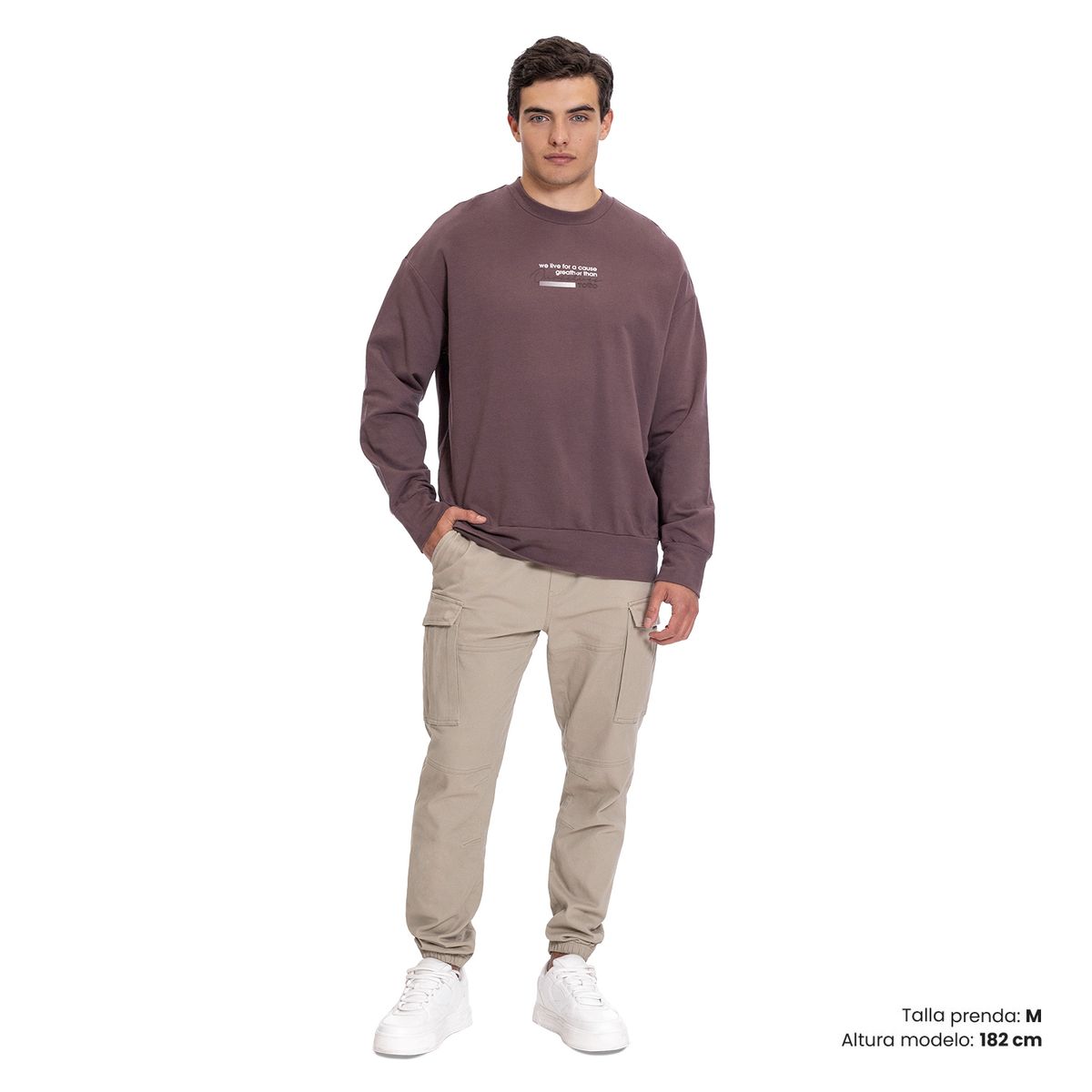 TOTTO - Buzo Sudadera Shabaout Cafe Para Hombre Totto