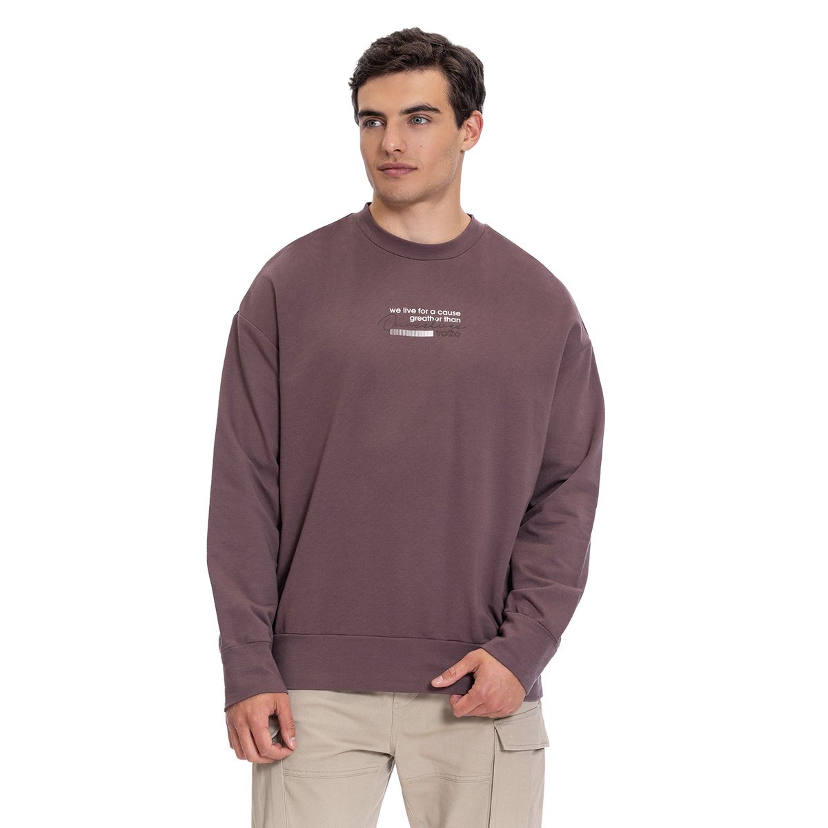 TOTTO - Buzo Sudadera Shabaout Cafe Para Hombre Totto