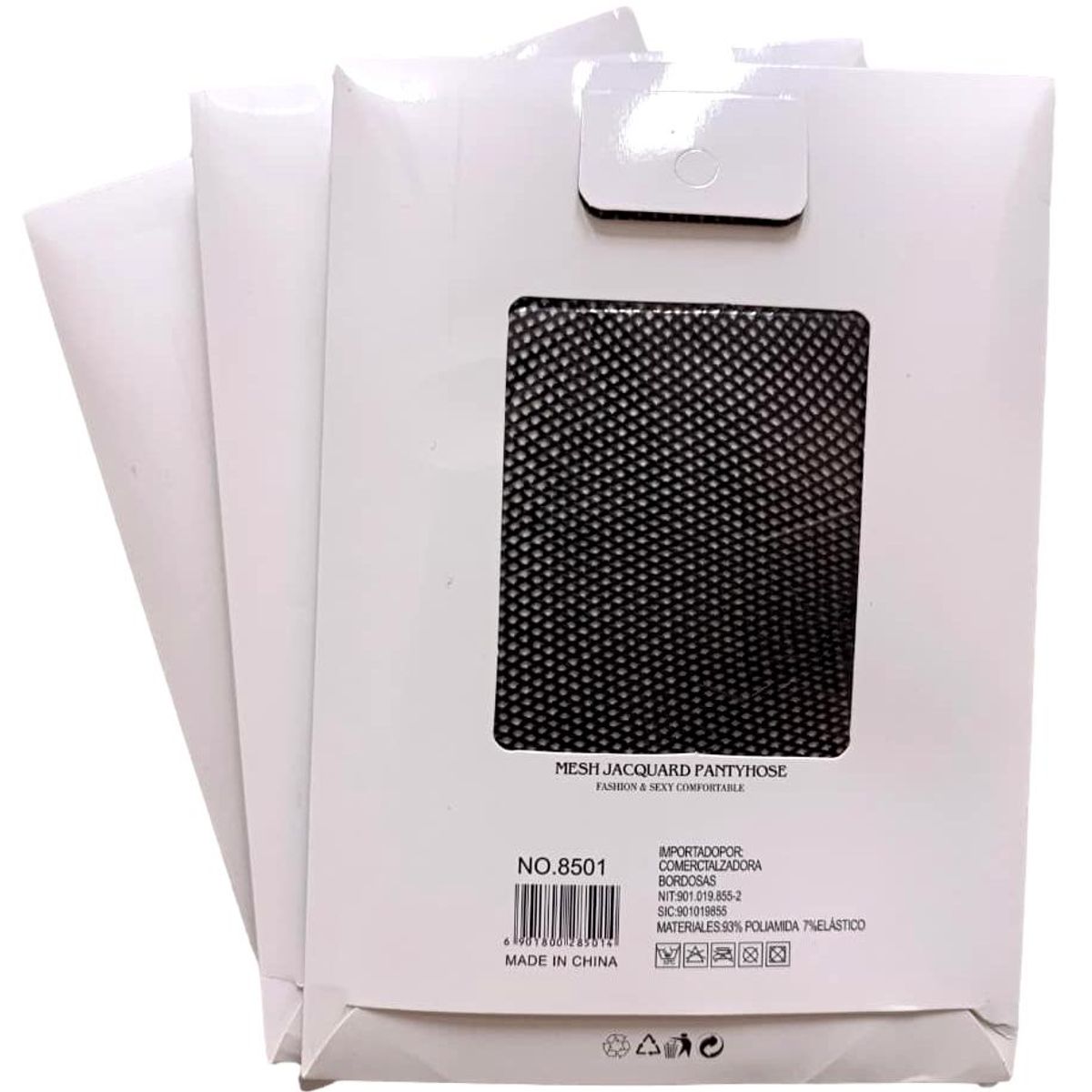 GENERICO - Medias Pantalón Rombos Pequeño Premium Negro