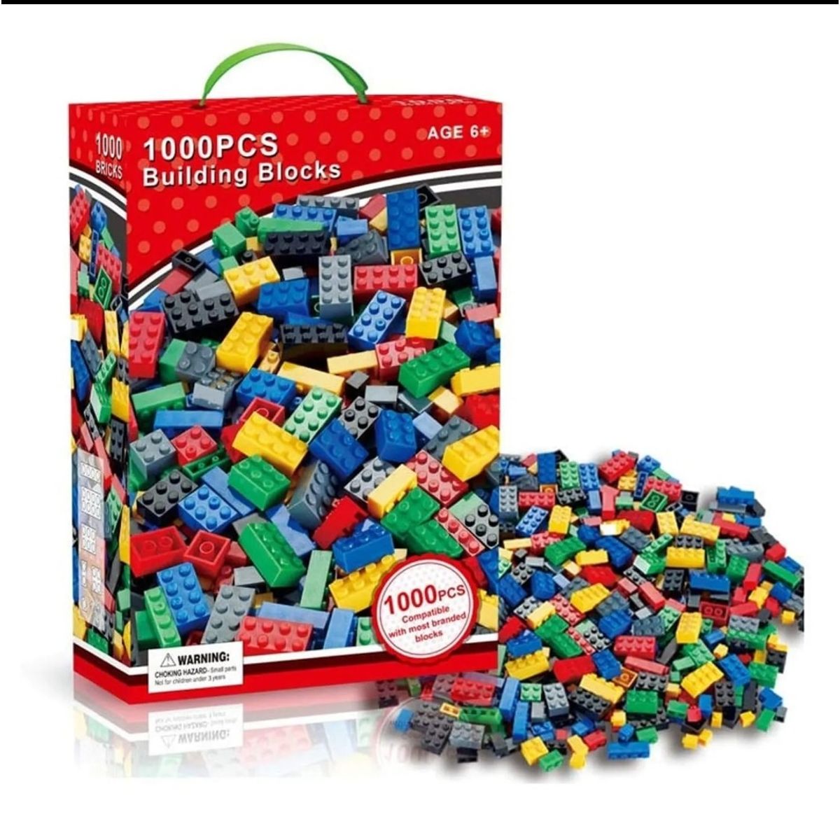 GENERICO - Armatodo 1000 Fichas Bloques Juguete Didáctico