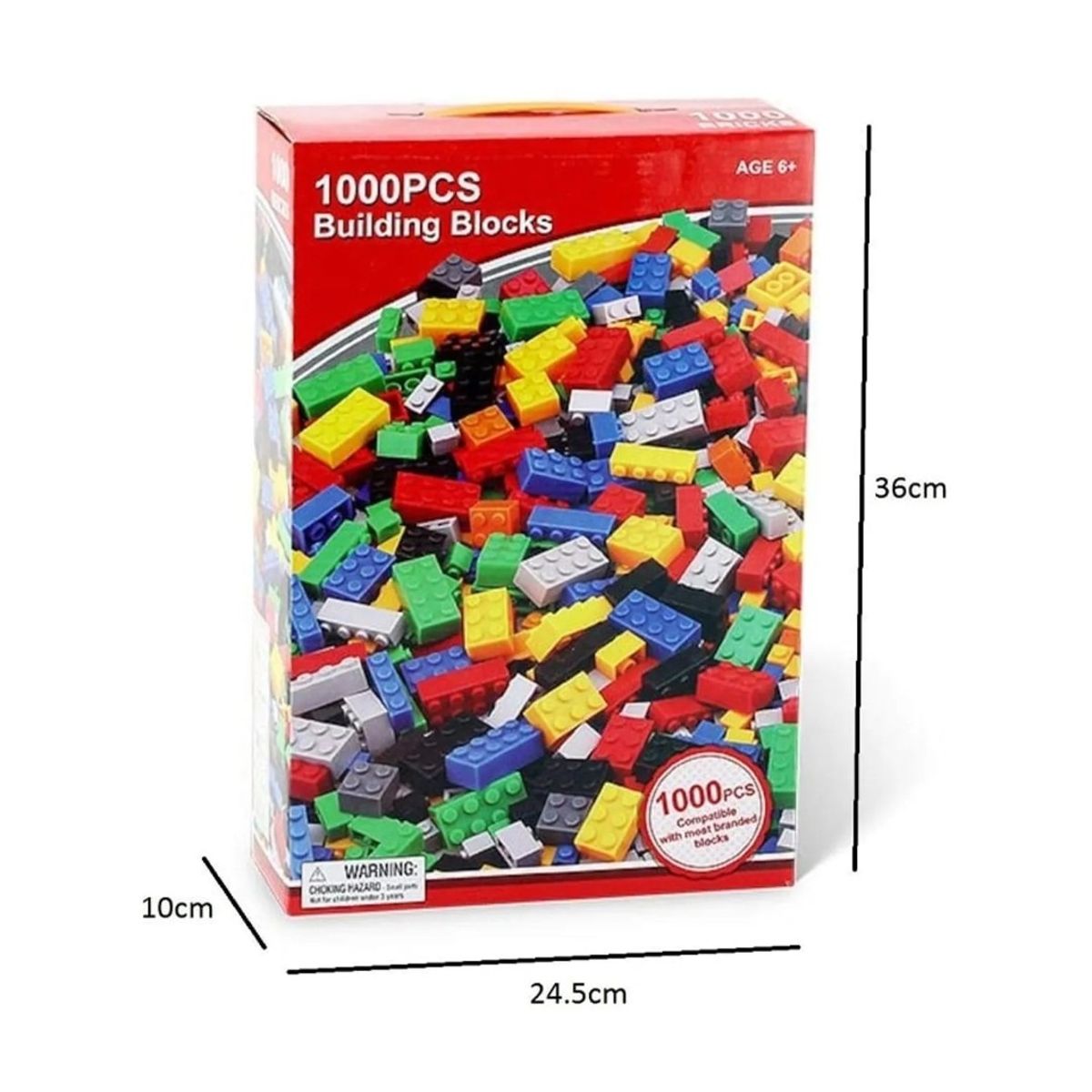 GENERICO - Armatodo 1000 Fichas Bloques Juguete Didáctico