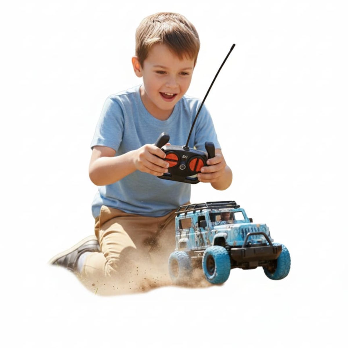 GENERICO - Carro Control Remoto Monster Todo Terreno Recargable