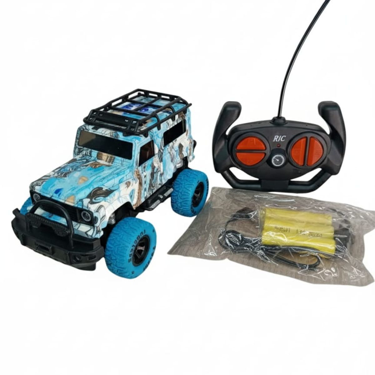 GENERICO - Carro Control Remoto Monster Todo Terreno Recargable