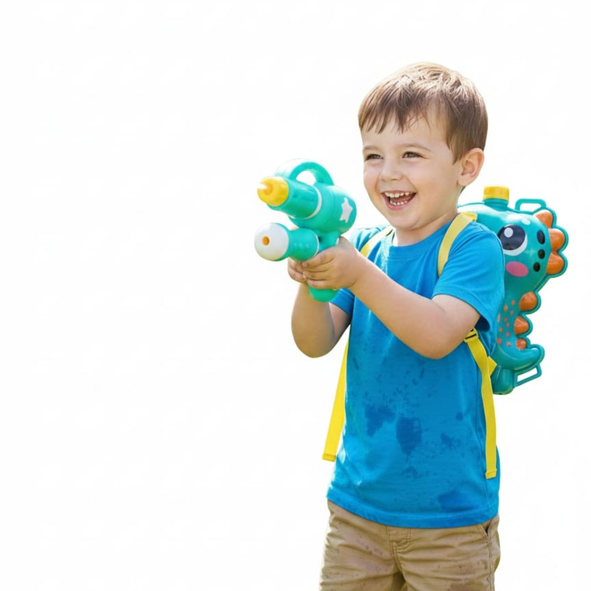 GENERICO - Bolso Pistola Agua Dino Juego Piscina Maleta Acuático Kids