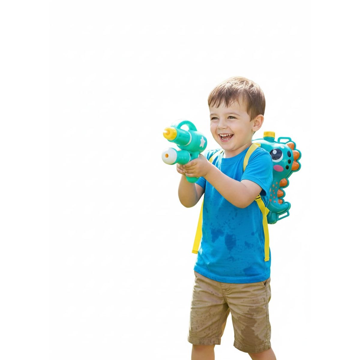 GENERICO - Bolso Pistola Agua Dino Juego Piscina Maleta Acuático Kids