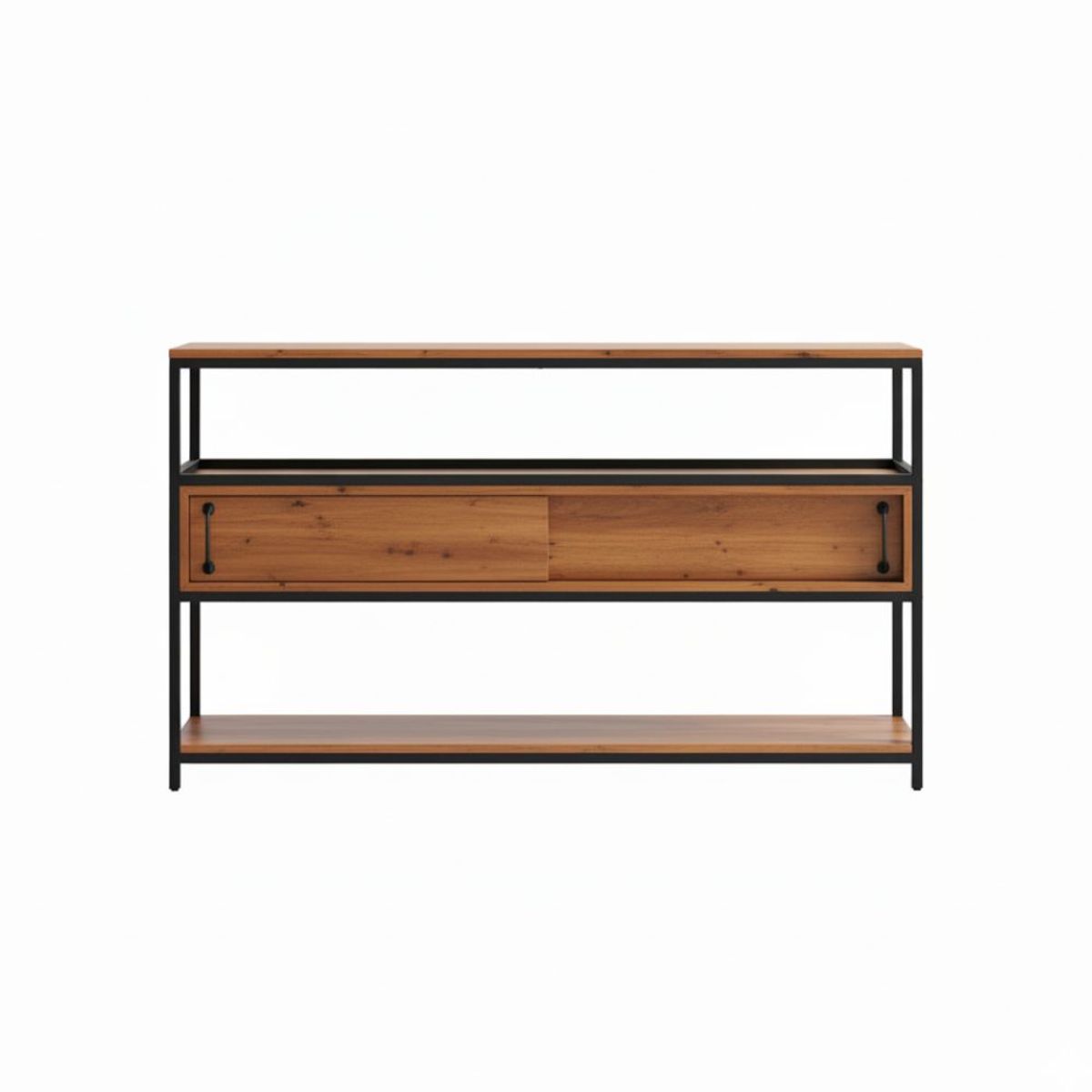 22 GRADOS DECORACION - Recibidor Ciro 140cm x 30cm Formica y metal