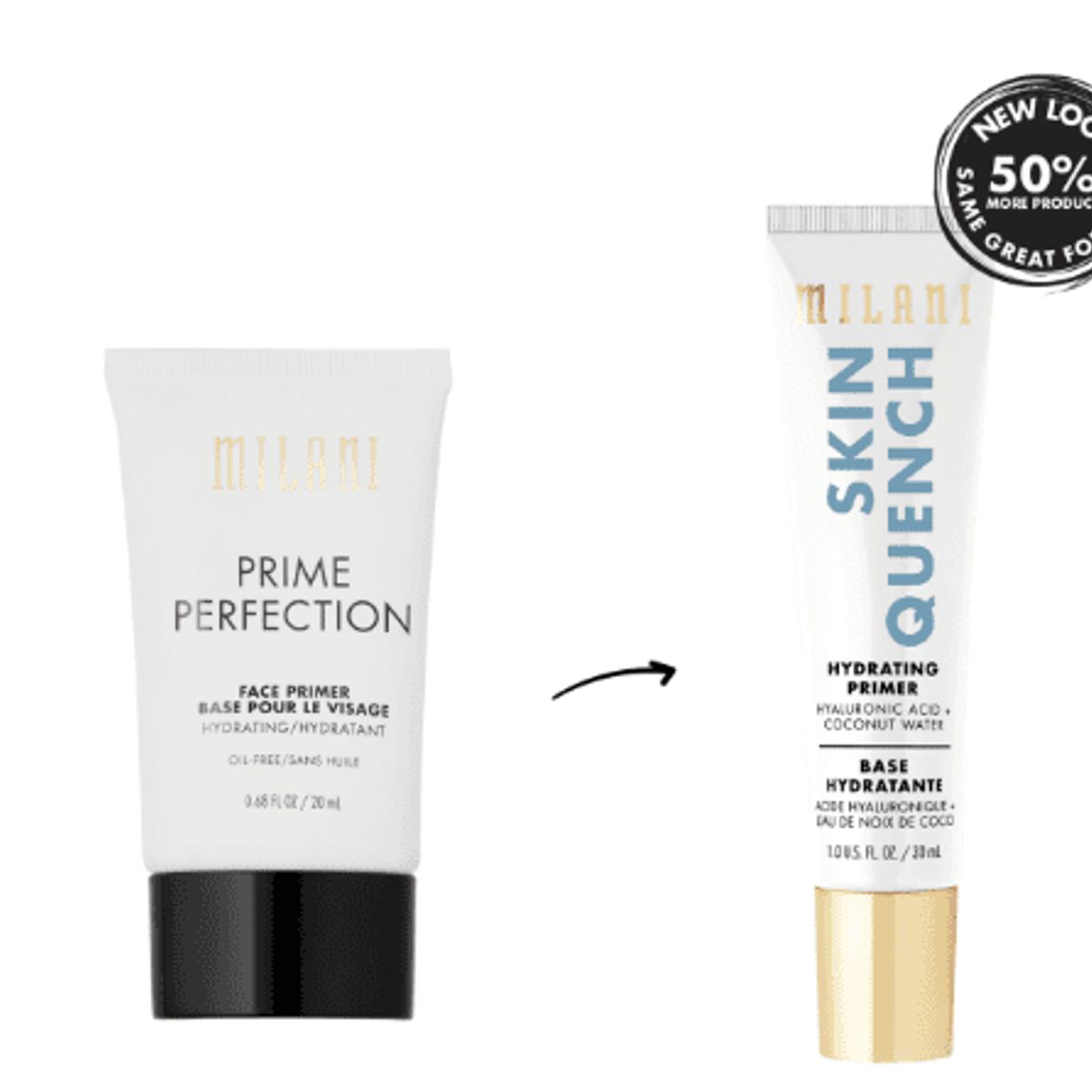 MILANI COSMETICS - MILANI FACE PRIMER HYDRATING PORE MINIMIZING OIL-FRE