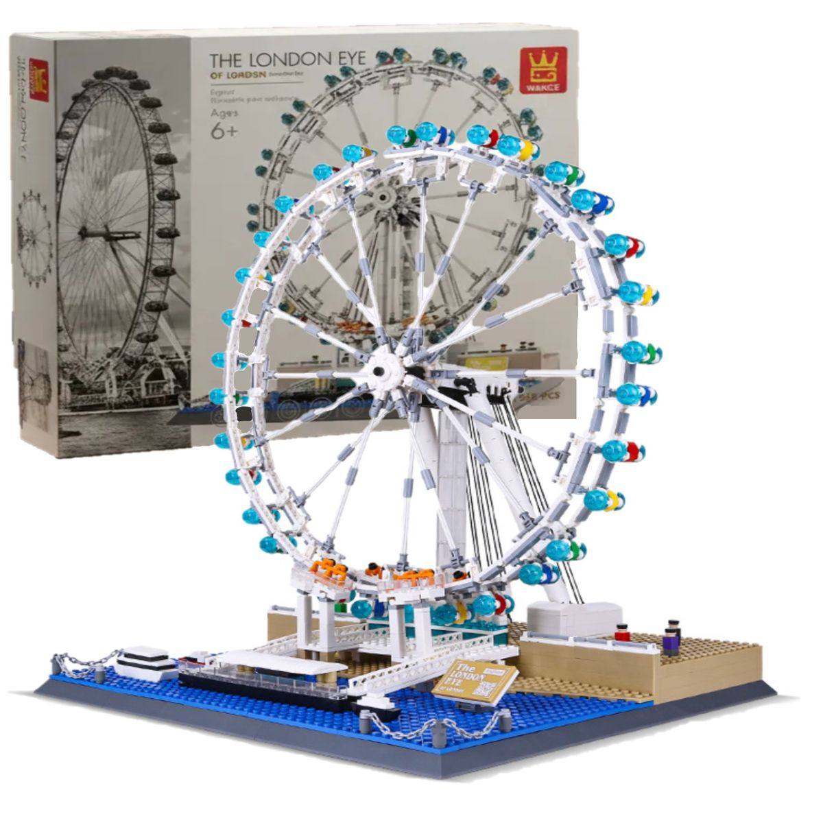 OTRAS MARCAS - Bloques De Construcción Noria Del Milenio London Eye 1528 Piezas