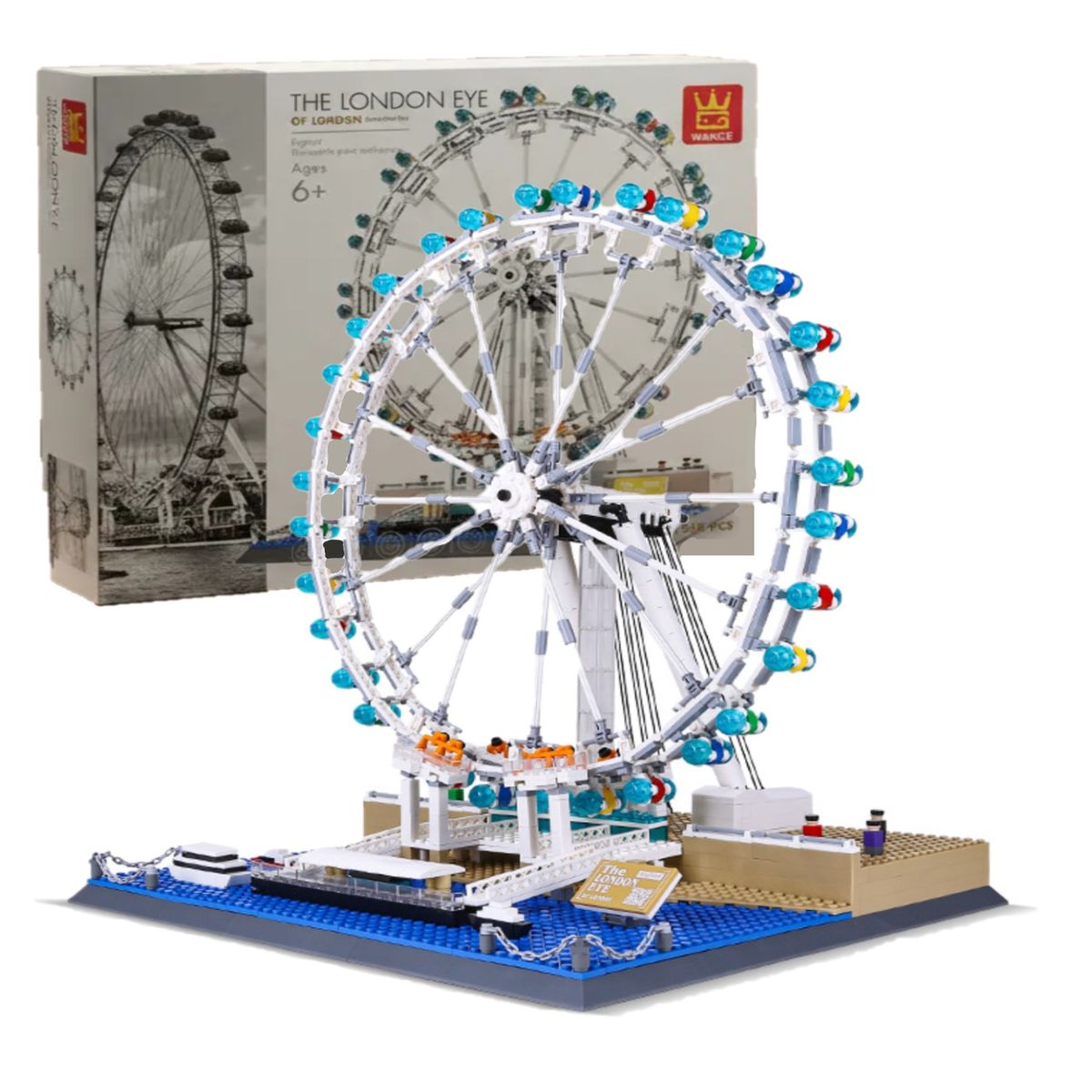 OTRAS MARCAS - Bloques De Construcción Noria Del Milenio London Eye 1528 Piezas