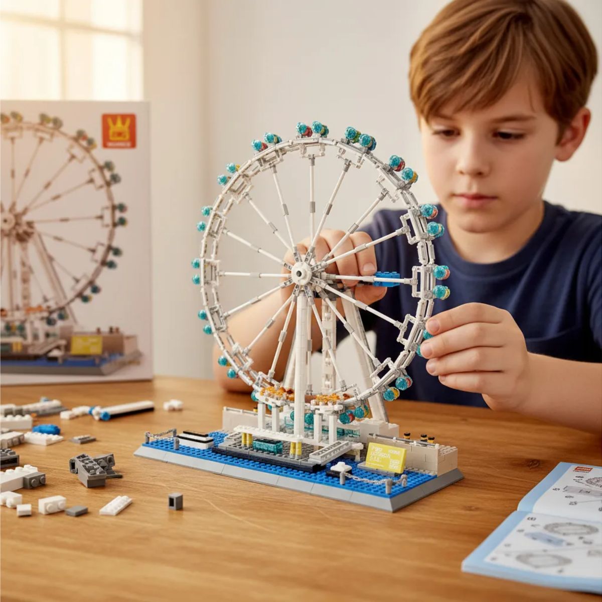 OTRAS MARCAS - Bloques De Construcción Noria Del Milenio London Eye 1528 Piezas