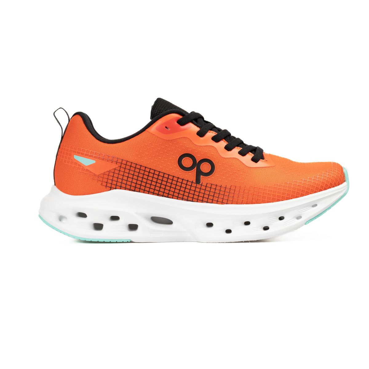 OCEAN PACIFIC - Tenis para Hombre OP De Running Pro Negros y naranja