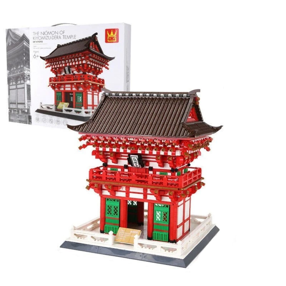 OTRAS MARCAS - Bloques De Construcción Niómon Kiyomizu-dera Templo 2409 Piezas