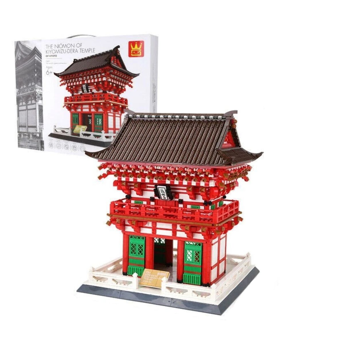 OTRAS MARCAS - Bloques De Construcción Niómon Kiyomizu-dera Templo 2409 Piezas