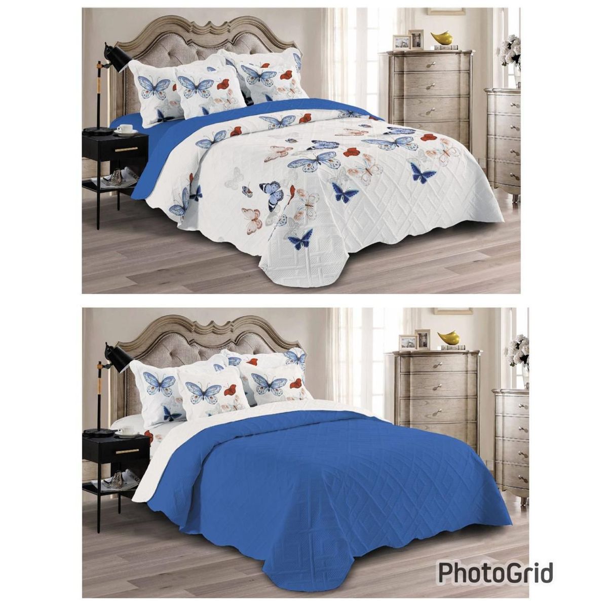 ELEGANT - Edredón Doble Faz para Cama Doble de 1.40 m