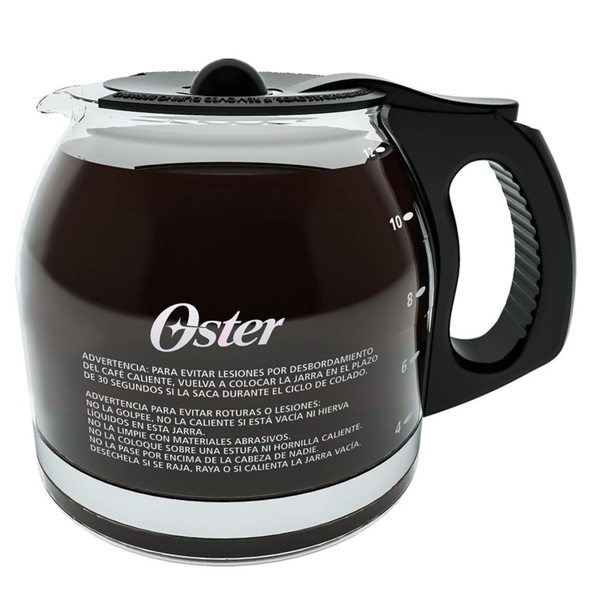 OSTER - Tarro De Vidrio Con Tapa Para Cafetera Programable Oster 4401 12 Tazas
