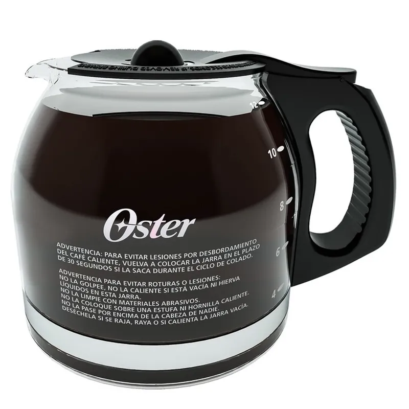 OSTER - Tarro De Vidrio Con Tapa Para Cafetera Programable Oster 4401 12 Tazas