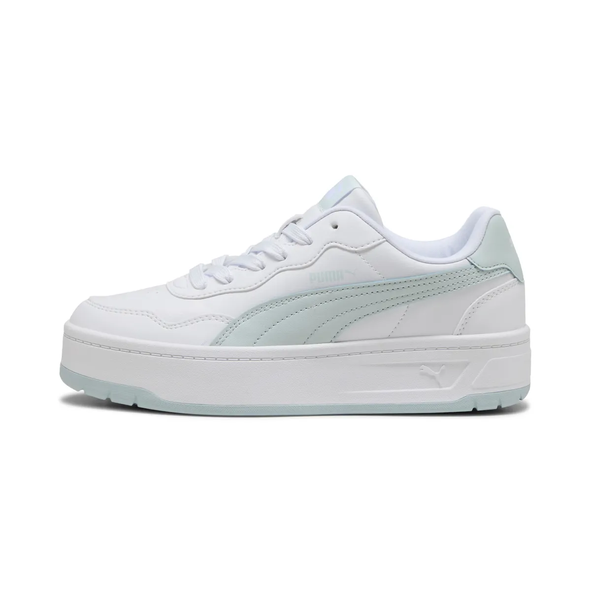 PUMA - Tenis Puma Court Lally Skye Original Blanco Azul Mujer