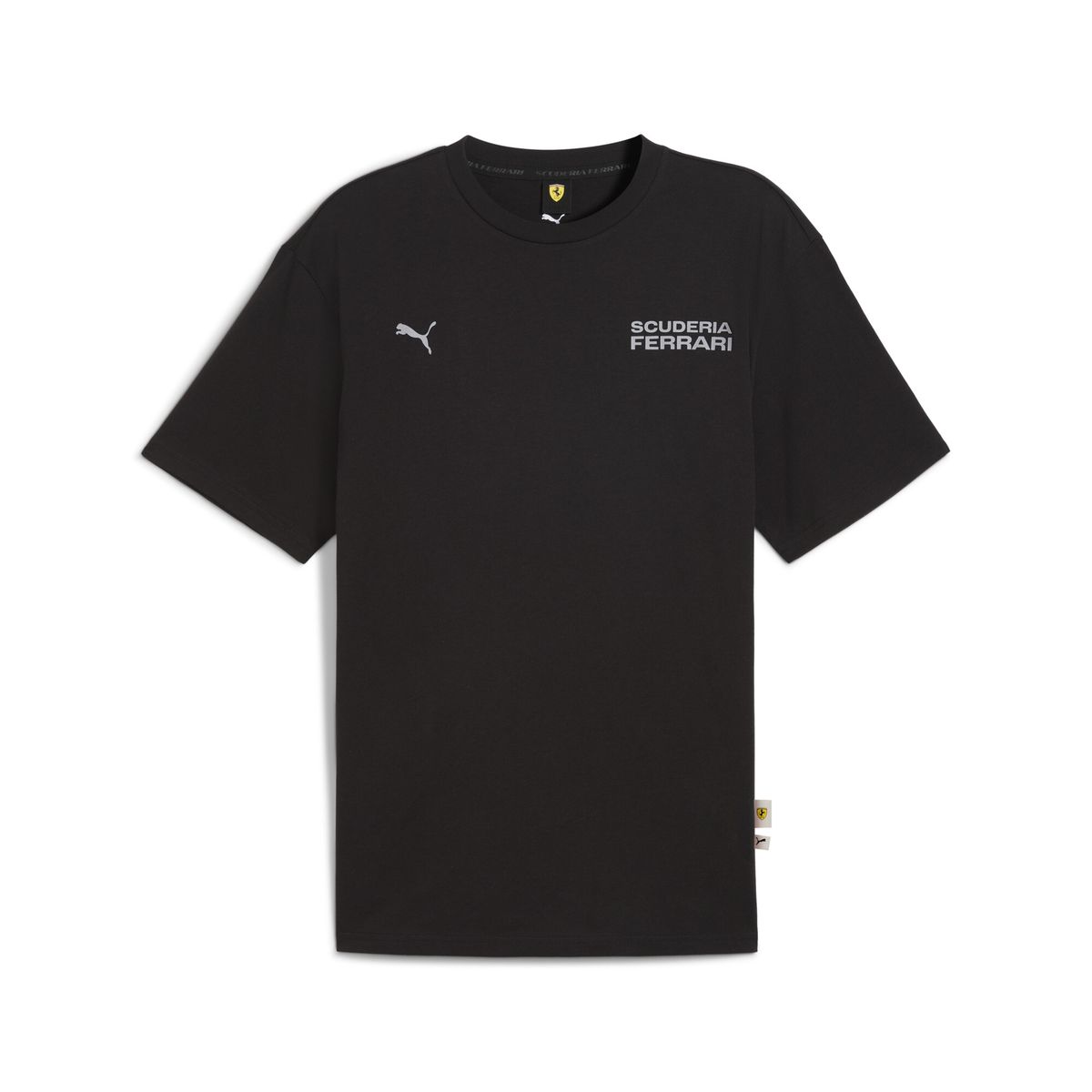 PUMA - Camisa Deportiva Puma Original FerrariLifestyle Negro Hombre