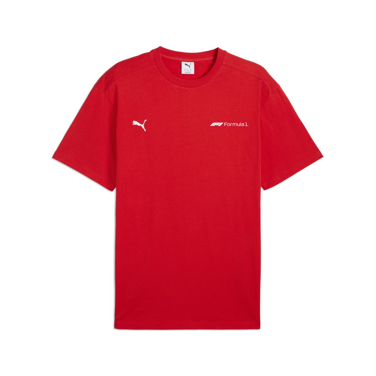 PUMA - Camisas Deportivas Puma Original F1 Ess Graphic Rojo Hombre