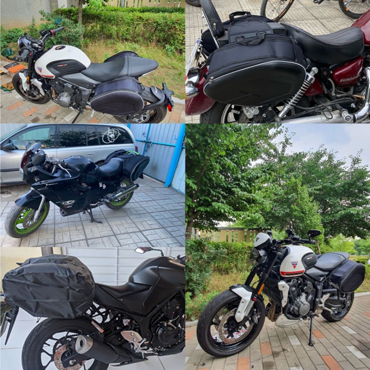 OTRAS MARCAS - Alforjas Laterales Para Motocicletas Maleta Lateral 41 Lt