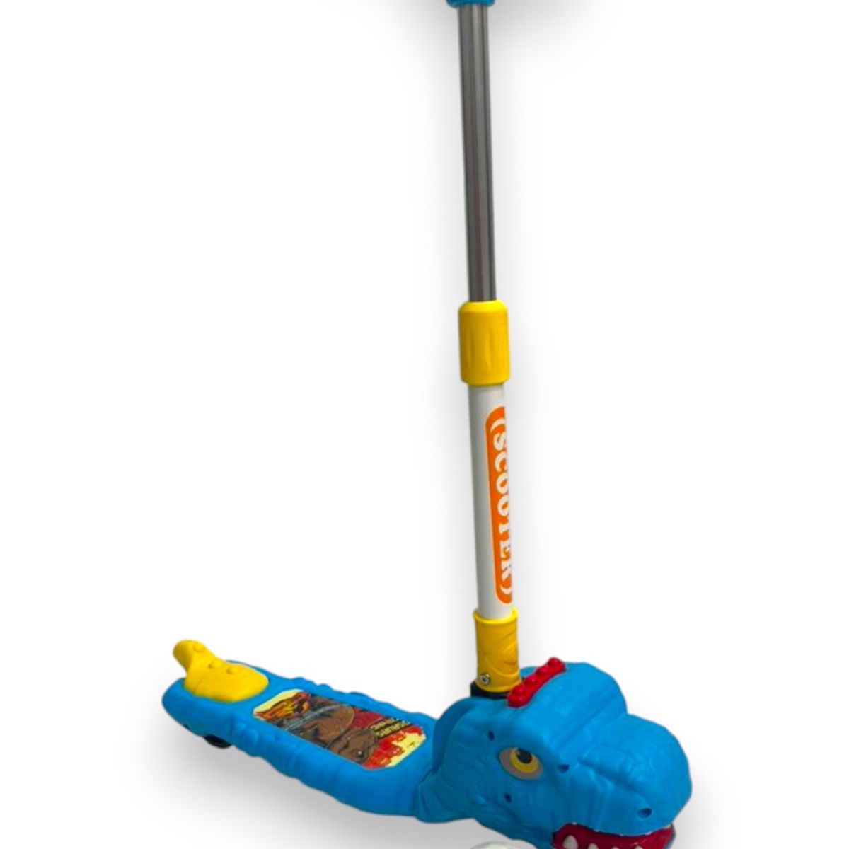 KIDSHOP - Patineta Scooter Tres Ruedas Dino P740-AZ