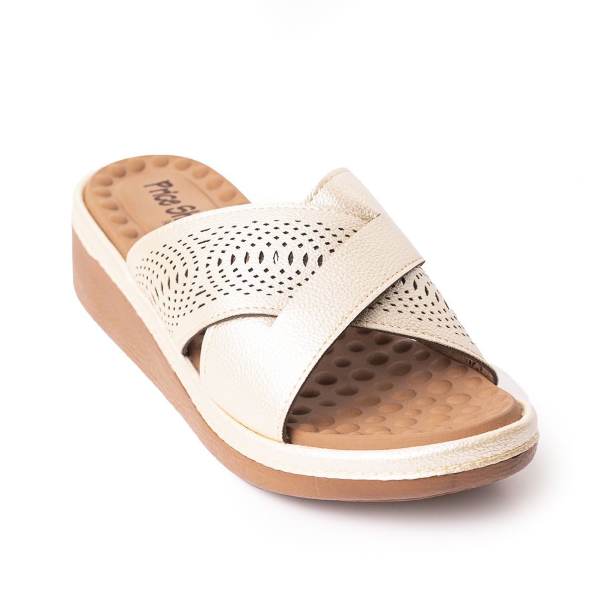 PRICE SHOES - Price Shoes Sandalias Confort para Mujer 6925281CHAMPANA