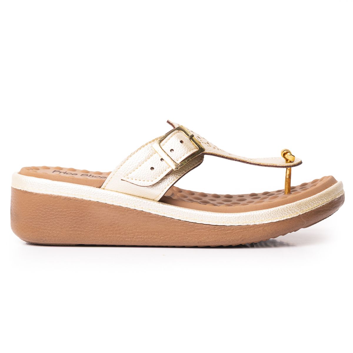 PRICE SHOES - Price Shoes Sandalias Confort para Mujer 6925694CHAMPANA