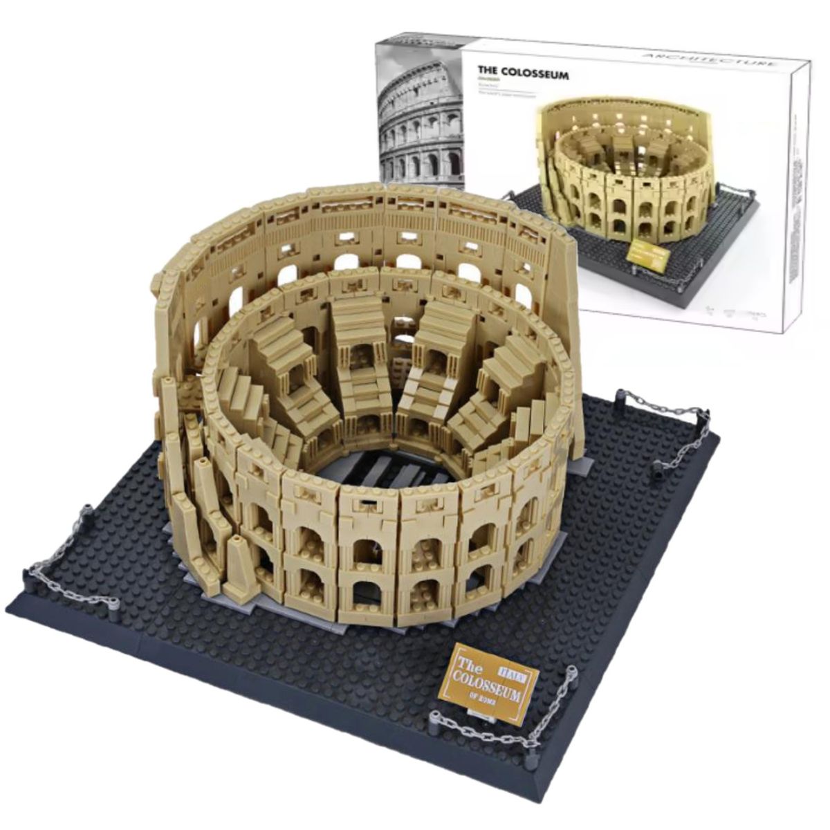 OTRAS MARCAS - Bloques De Construcción Coliseo De Roma 1756 Piezas