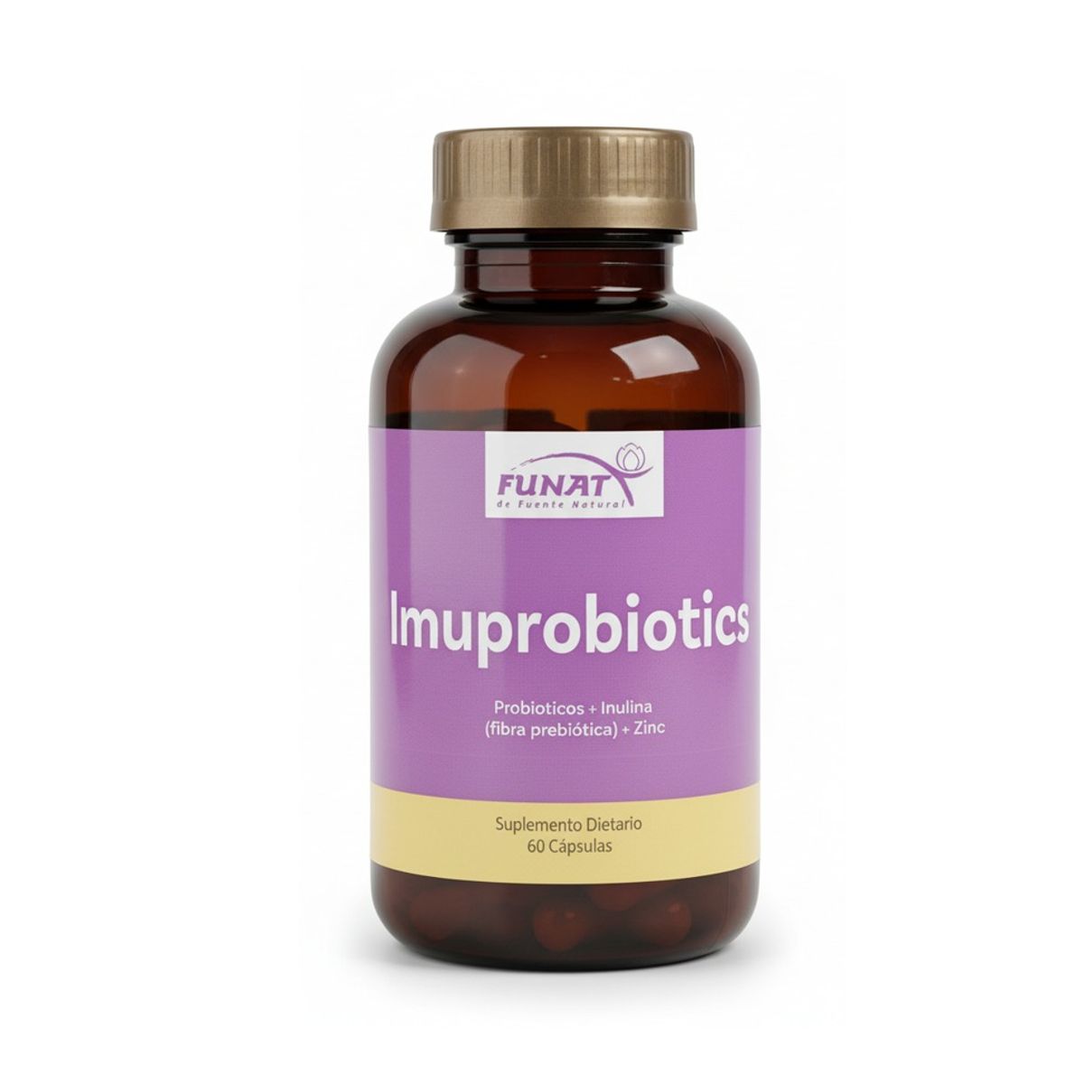 FUNAT - ALIMENTO CON PROBIOTICOS + VITAMINAS + MINERALES X 60U FUNAT