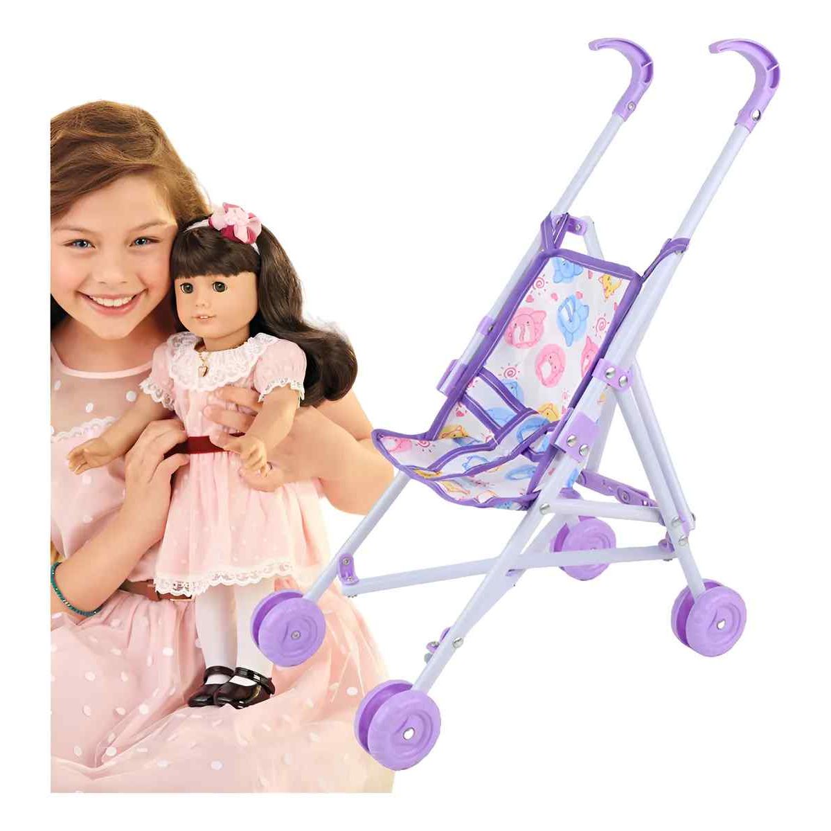 GENERICO - Coche Sombrilla Muñecas Bebés Juguete Paraguas