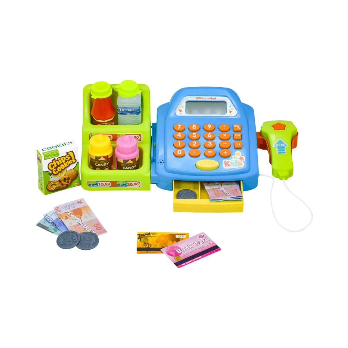 MONKEY BRANDS - Caja Registradora de Juguete con Sonido Magic Play